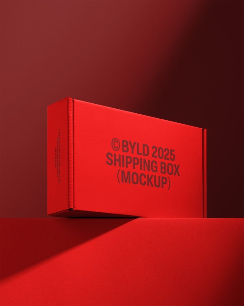 Shipping Box 04 Mockup preview 5