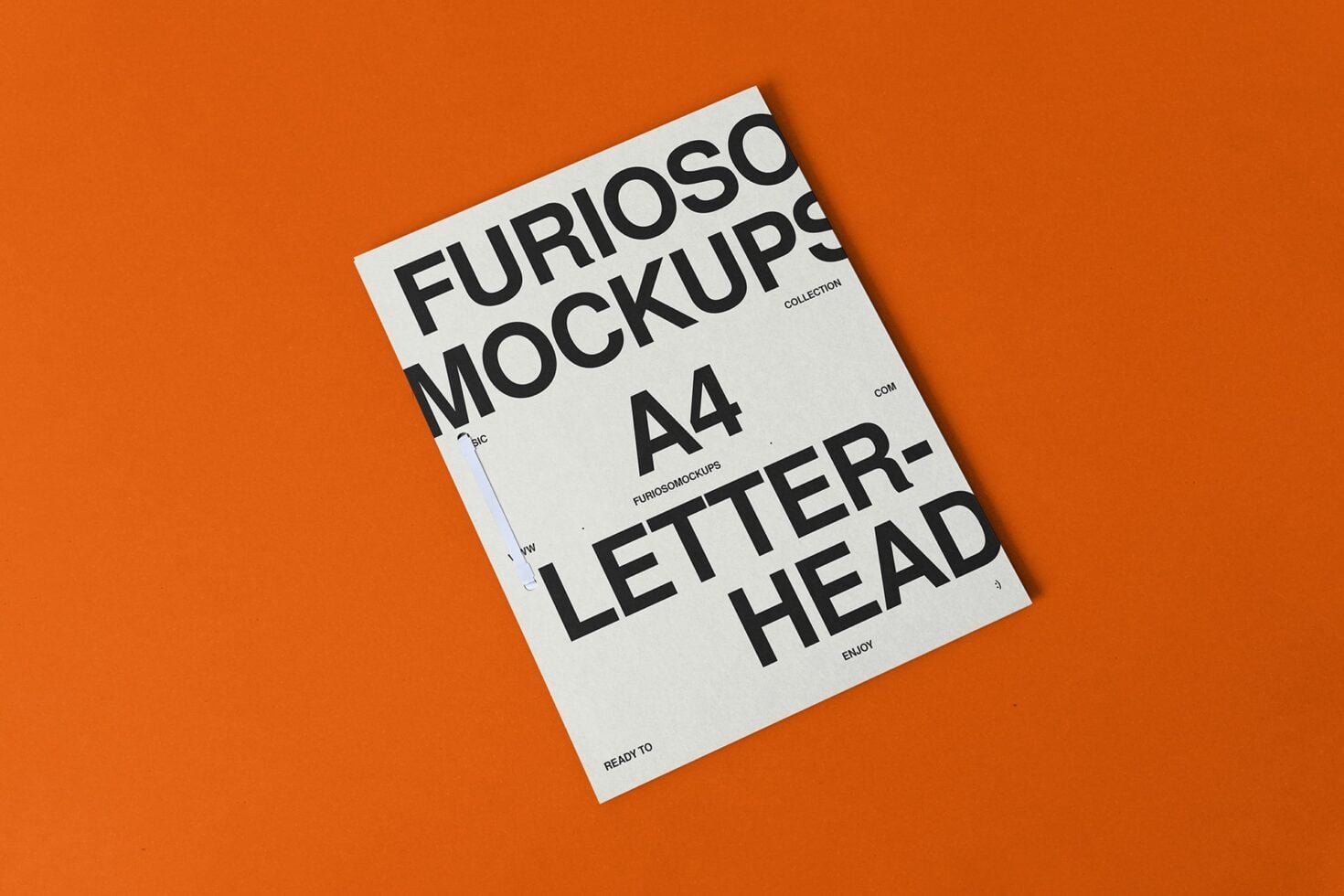 A4 Letterhead Mockup 05FM