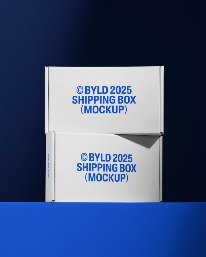 Shipping Boxes 01 Mockup preview 3
