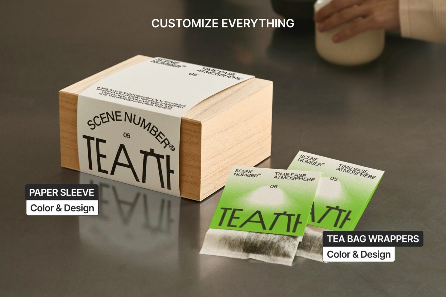 S#5 TEA Tea Bag 05 Mockup preview 3