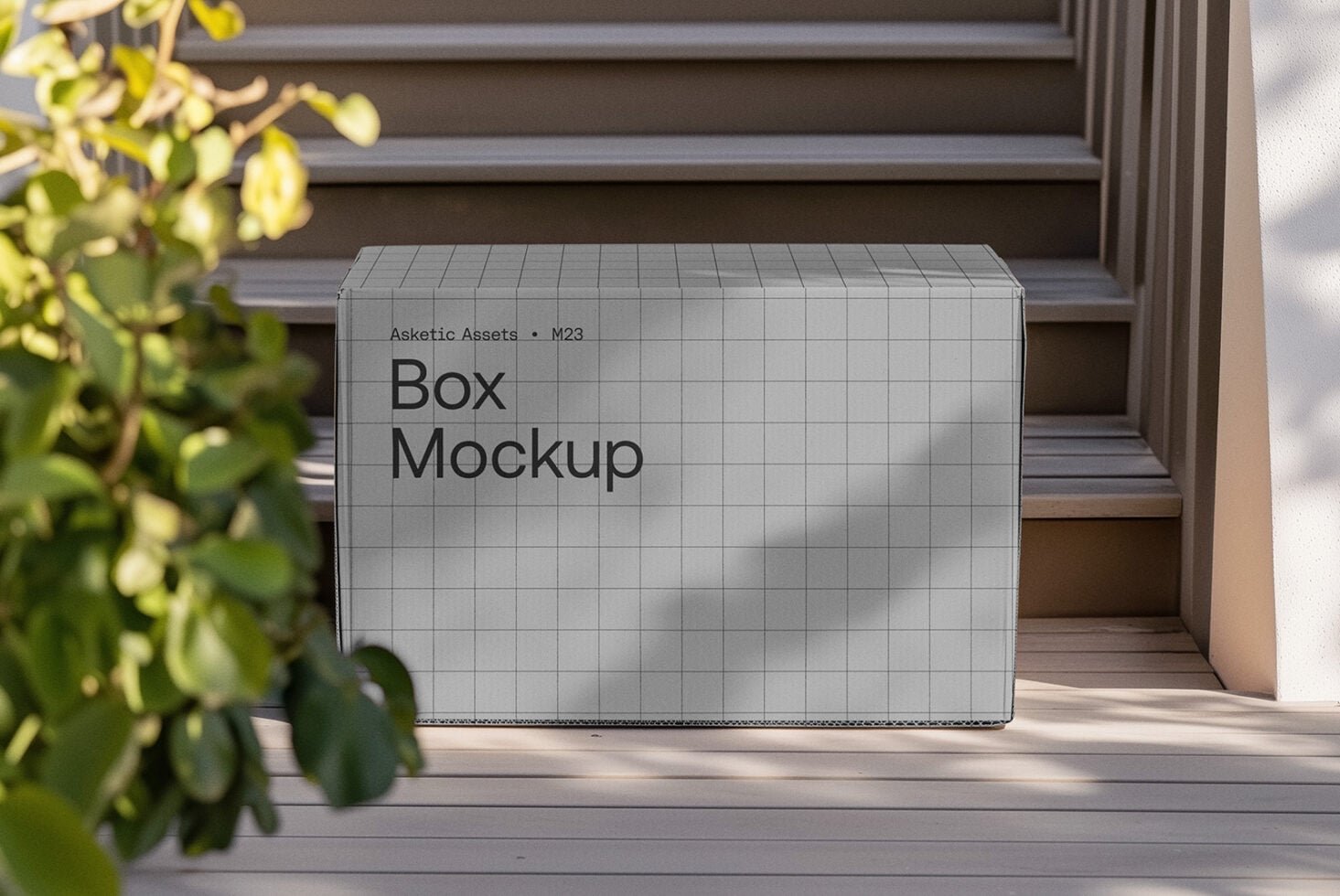 Cardboard Box Mockup M23 preview 3