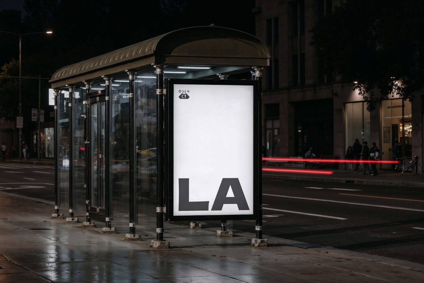 Bus Stop Poster LA2