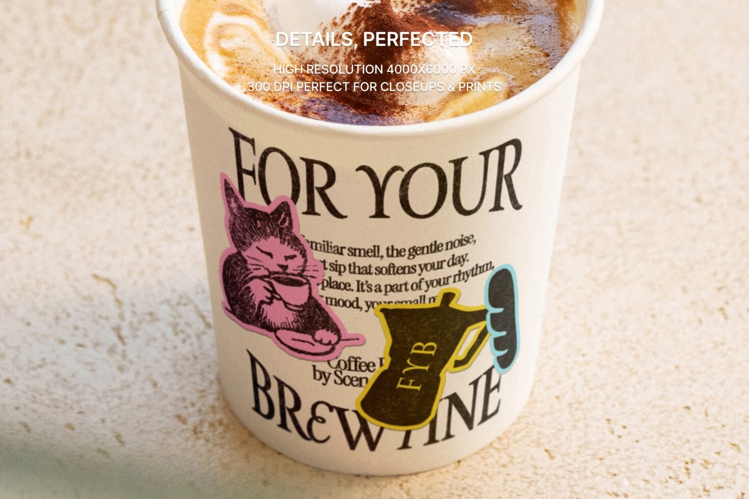 S#4 FYB Paper Cup 11 Mockup preview 4