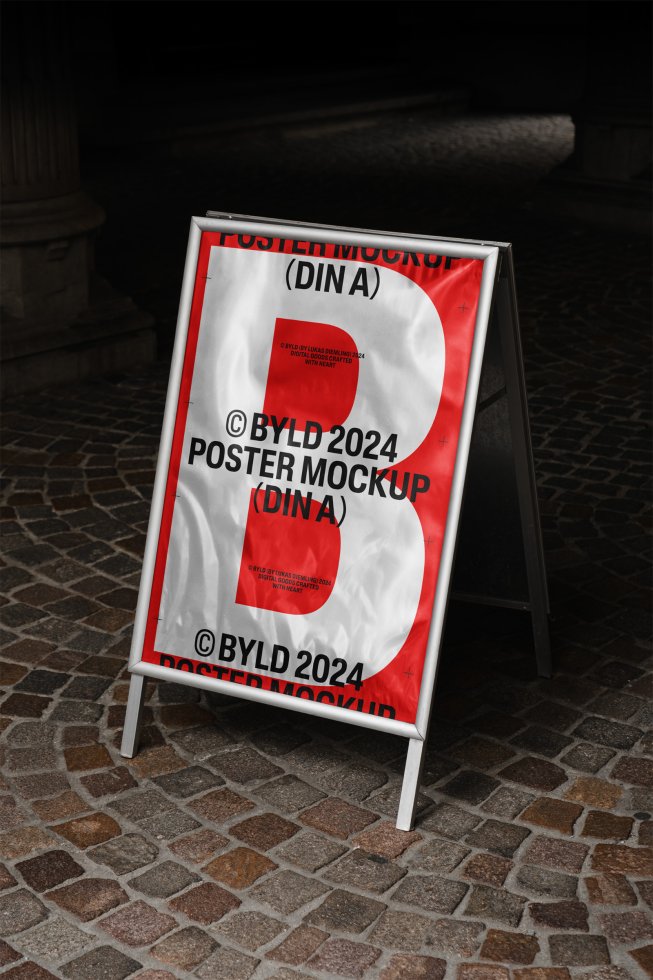 A Frame Sign Mockup 05 preview 4