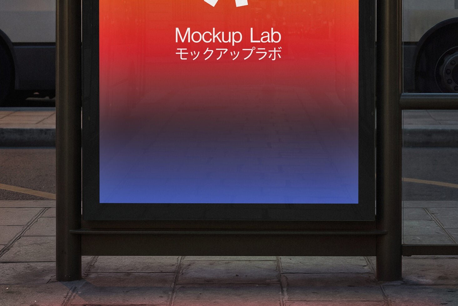 Bus Stop 03ML Mockup preview 3