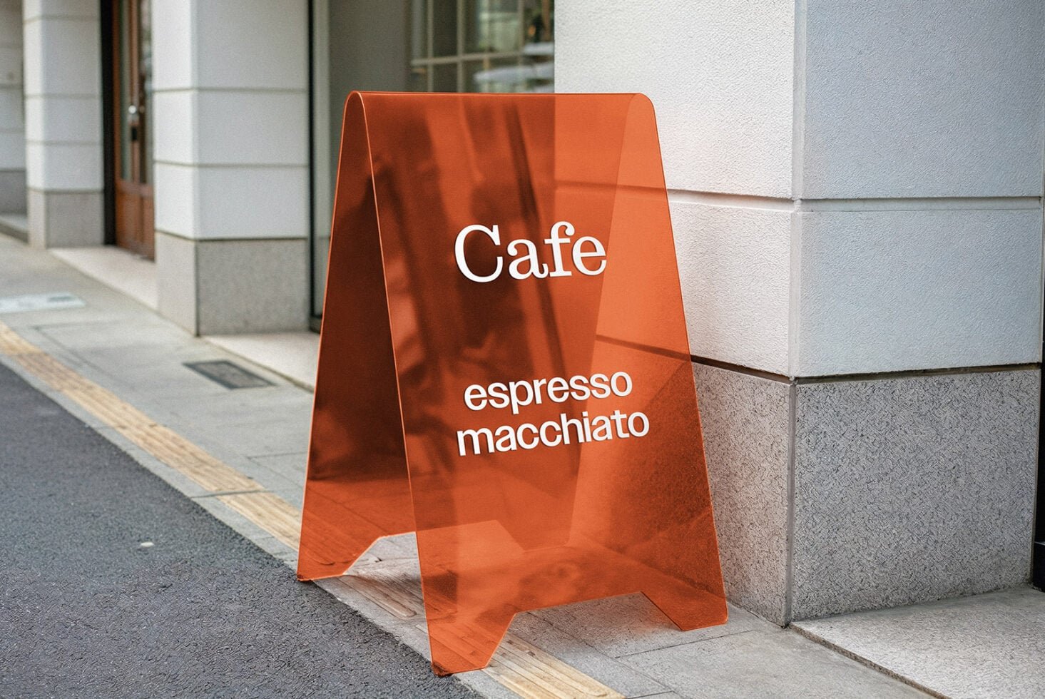 A-Frame Sign 01ML Mockup preview 2