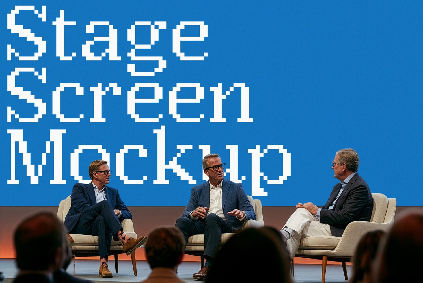 Conference Stage Screen D40 Mockup preview 6