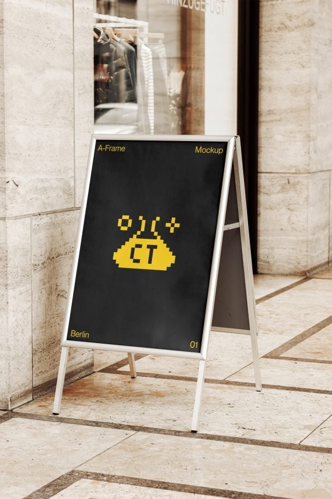 A-Frame Mockup BLN 01