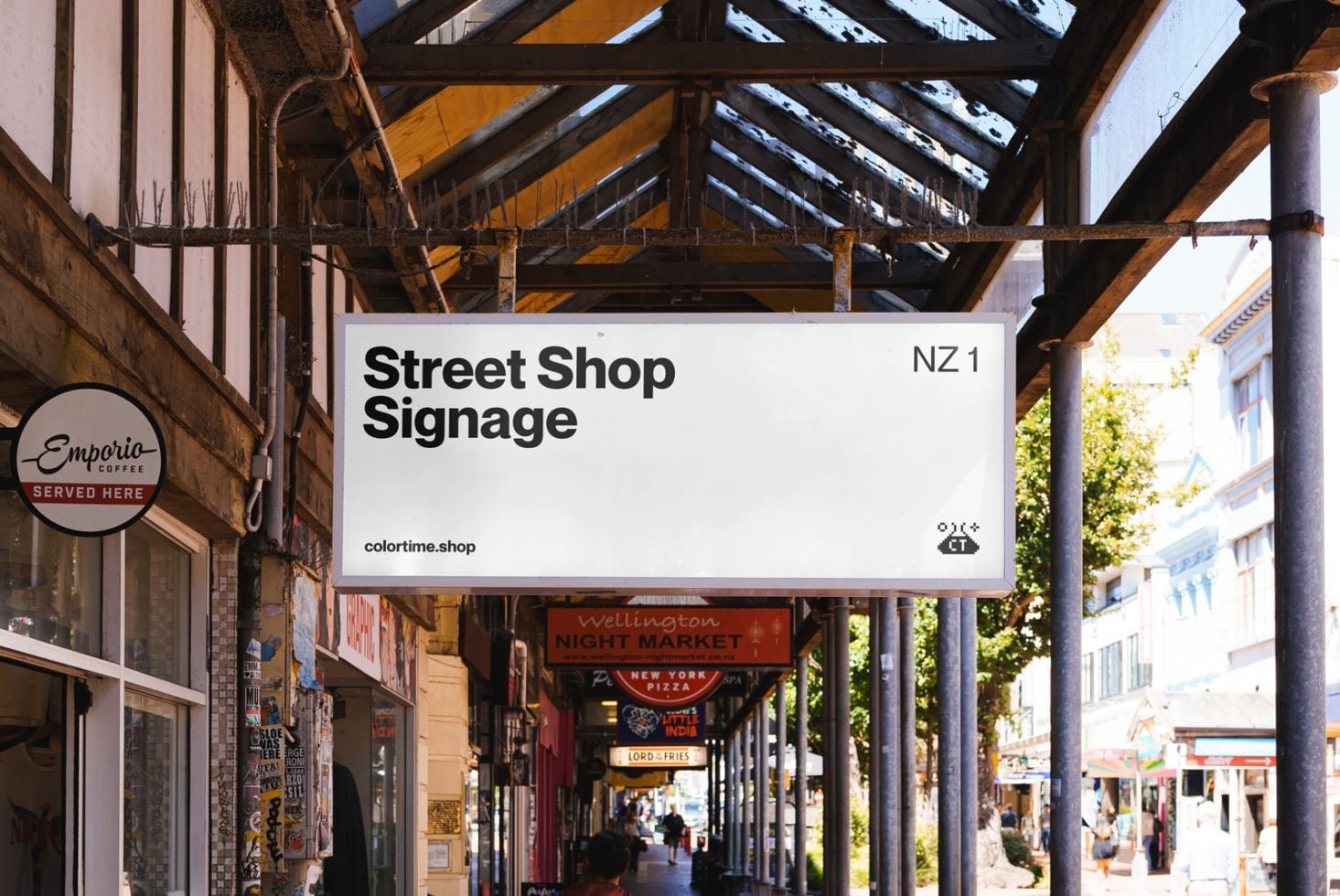 Street Shop Sign NZ 01