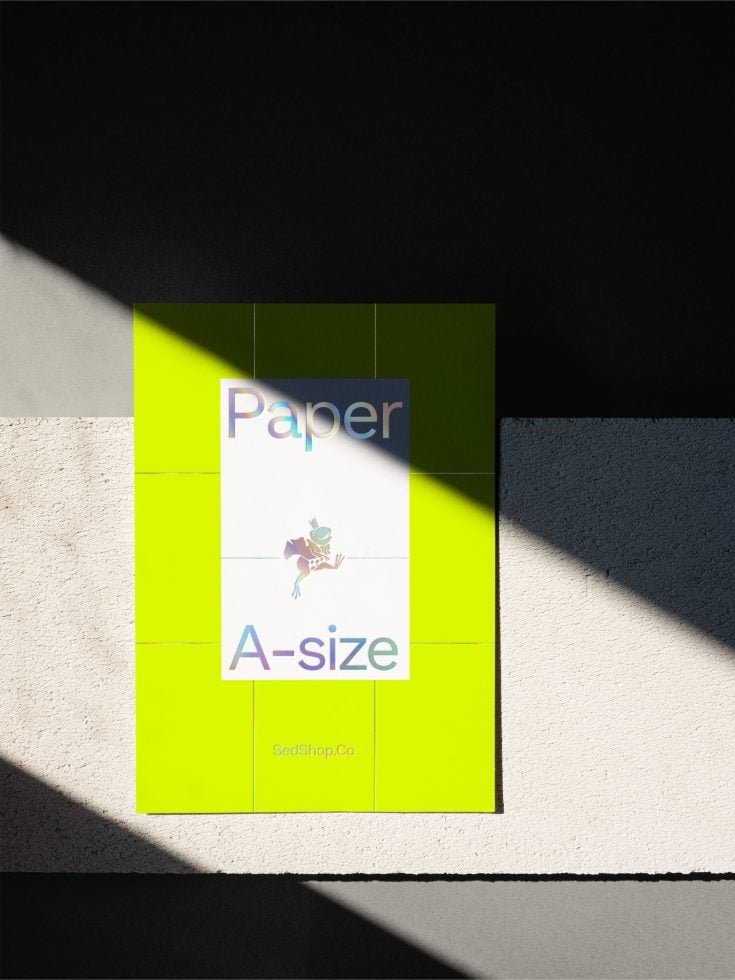 A4 Card S1 004 Mockup