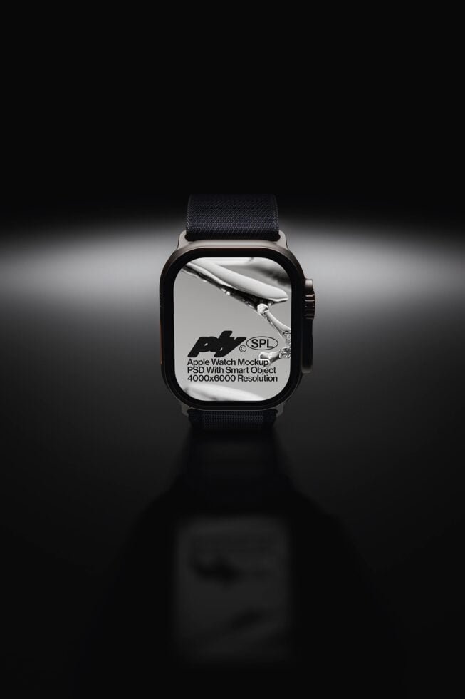 Apple Watch Ultra Mockup 3