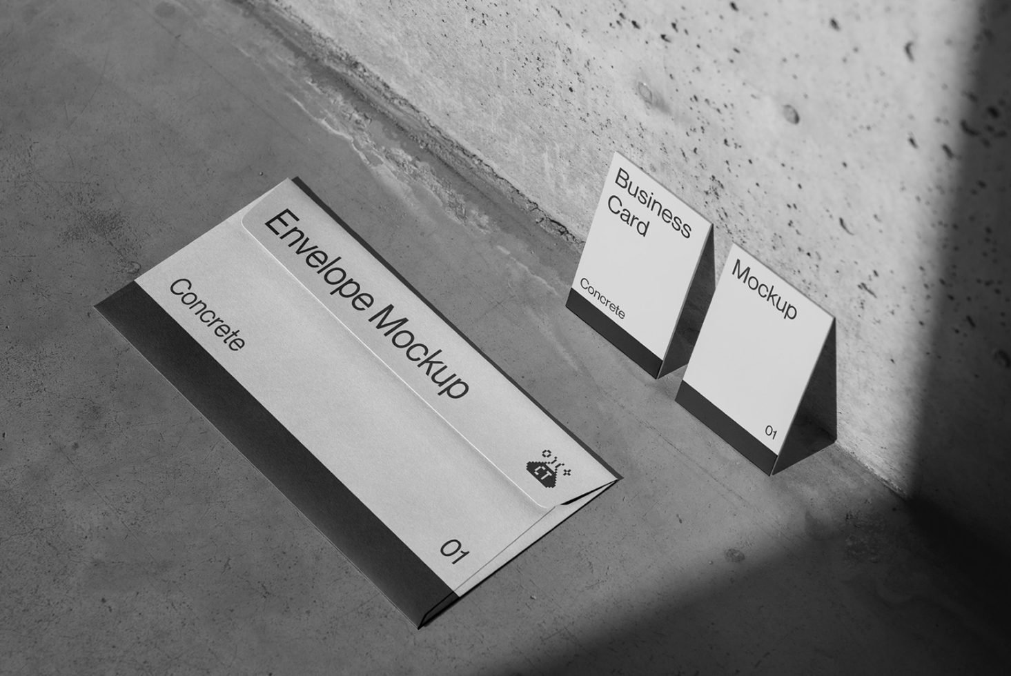 Envelope + Business Cards Mockup CNC 01