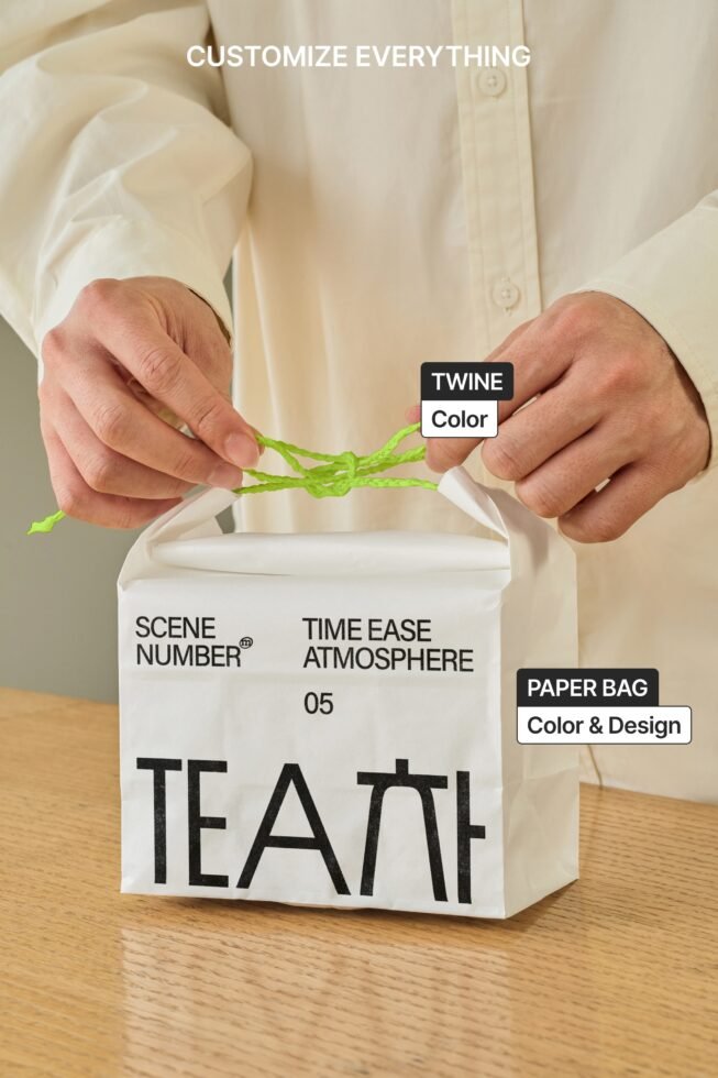 S#5 TEA Takeaway Bag Mockup