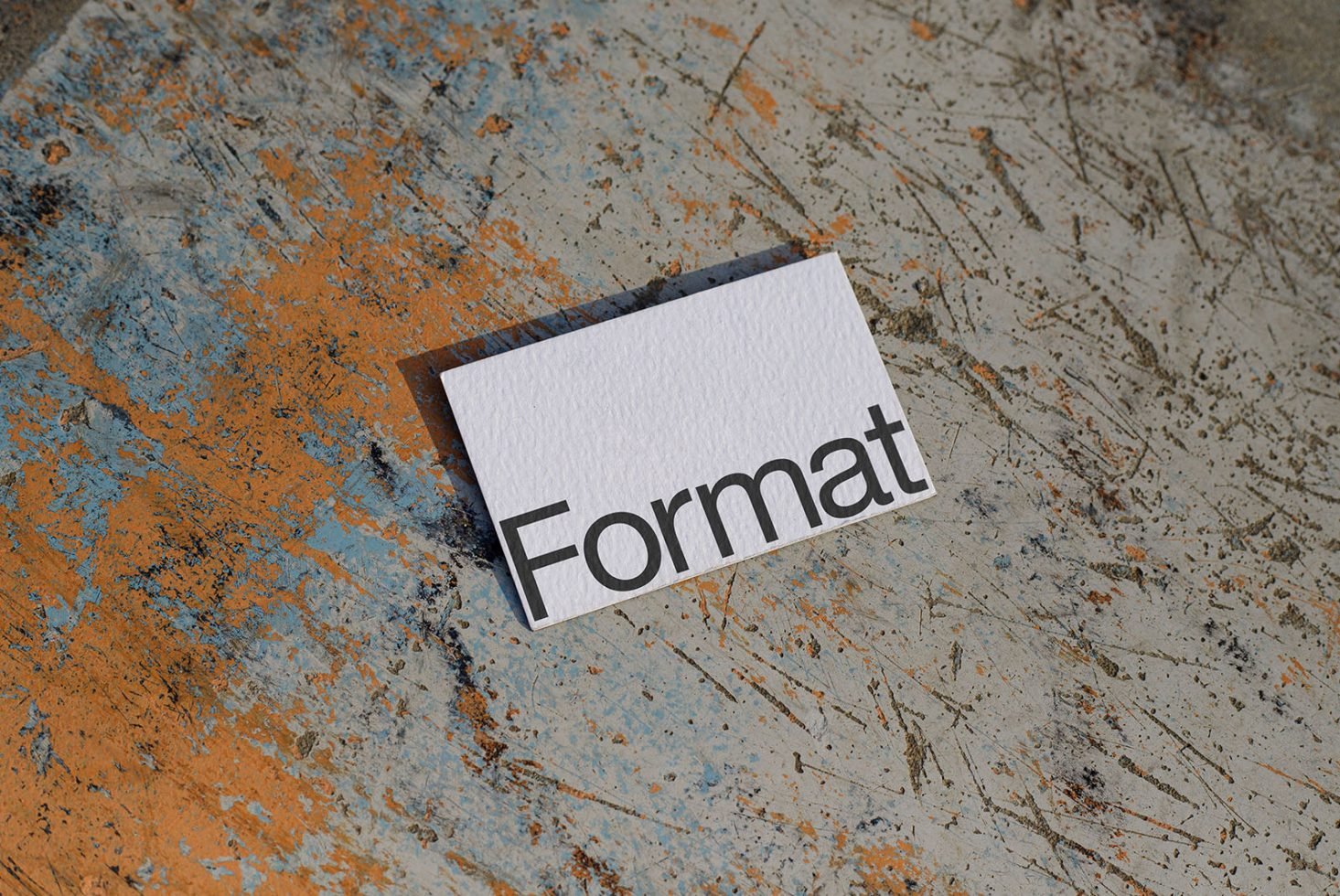 Format B2 Business Card Mockup 06
