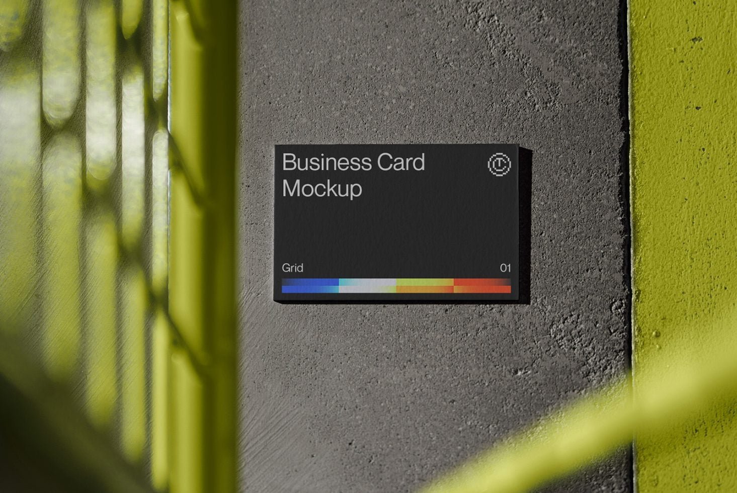 Business Card Mockup GRID01