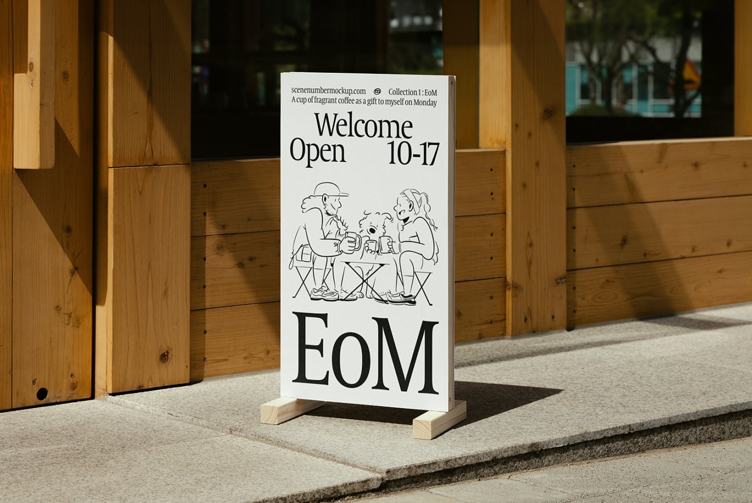 S#1 EoM Sign Mockup