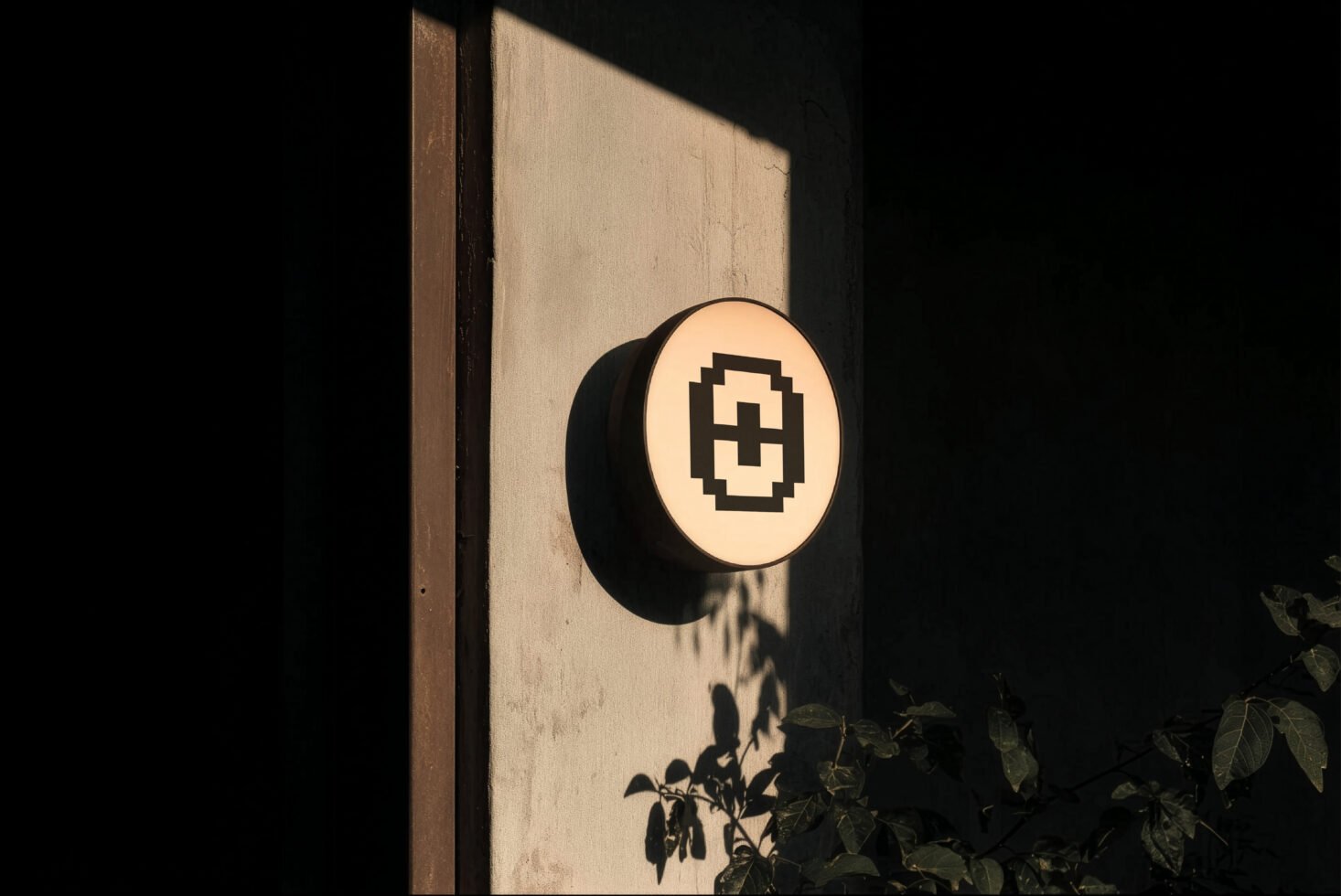 Circular Sign D29 Mockup preview 5