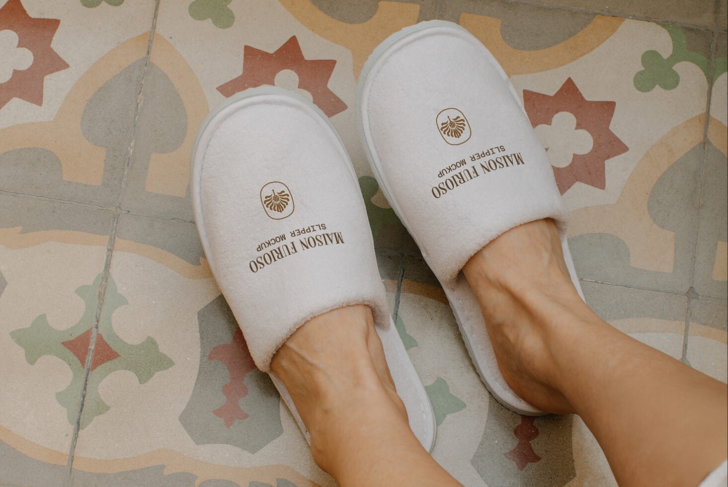 Hotel Slippers Mockup 01HC preview 2