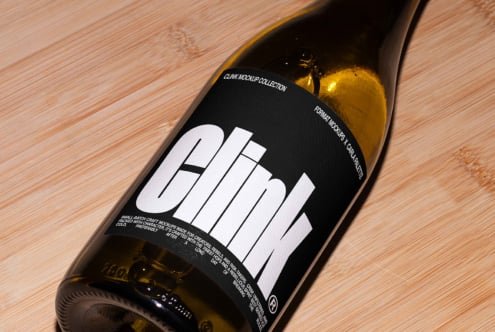 CLINK WINE BOTTLE 06
