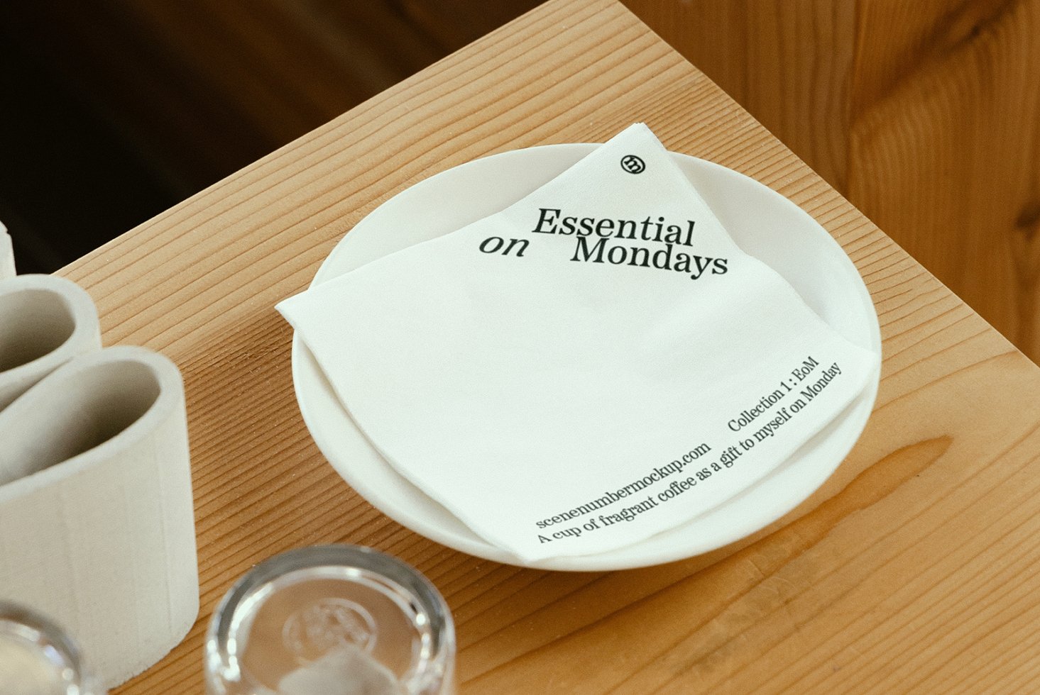 S#1 EoM Napkin Mockup preview 2