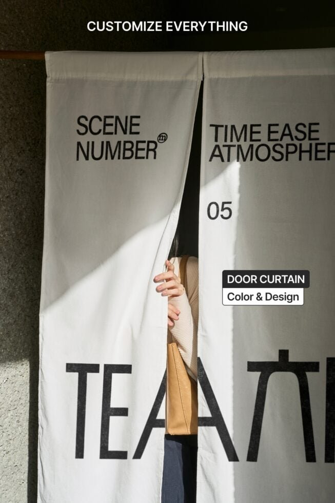 S#5 TEA Door Curtain Mockup