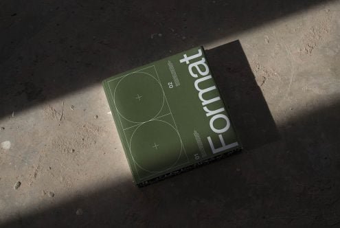 Format Square Books Mockup 06