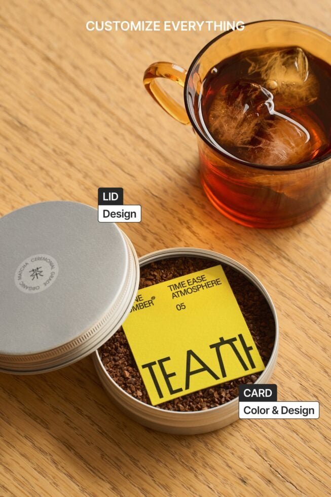 S#5 TEA Tin Canister 07 Mockup