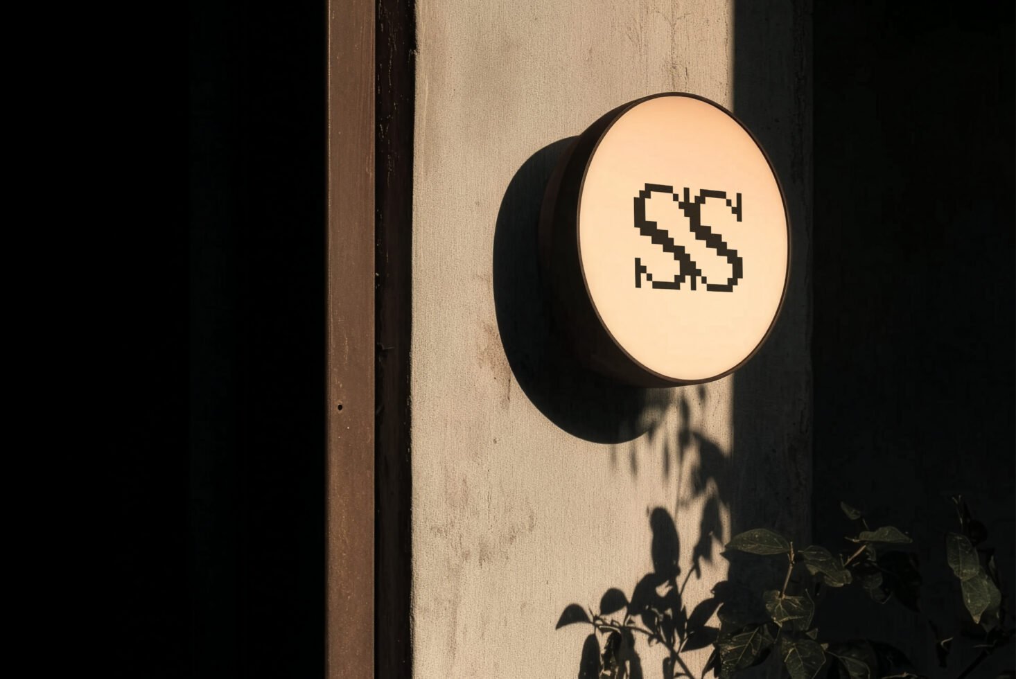 Circular Sign D29 Mockup preview 7