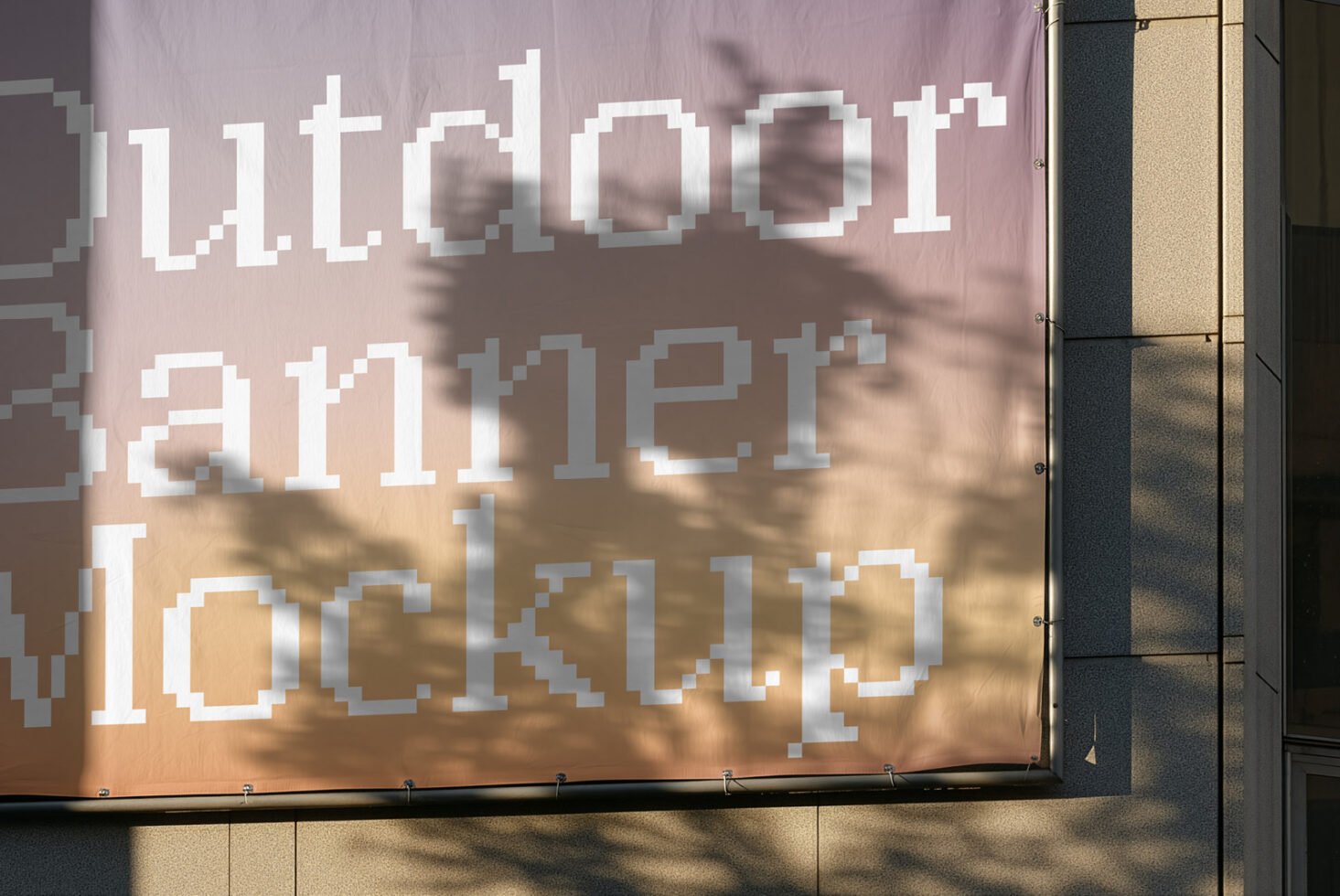 Outdoor Banner D48 Mockup preview 6
