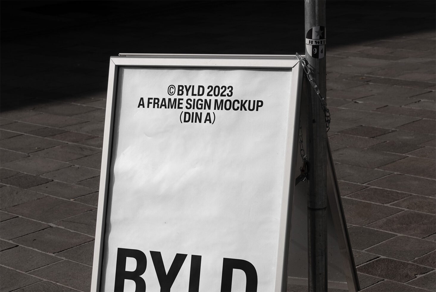 A Frame Sign 07 Mockup preview 2