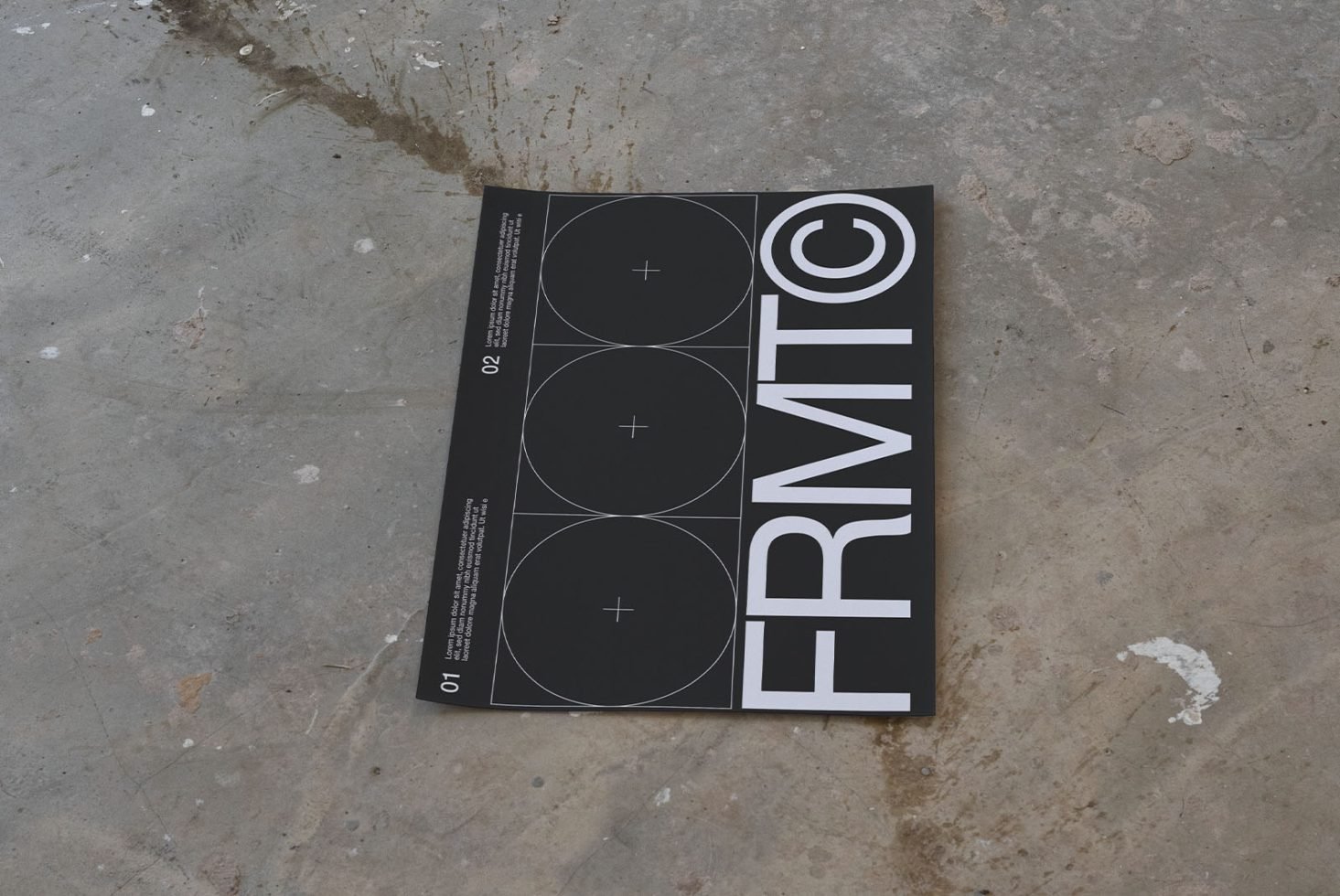 Format B2 A4 Poster Mockup 09