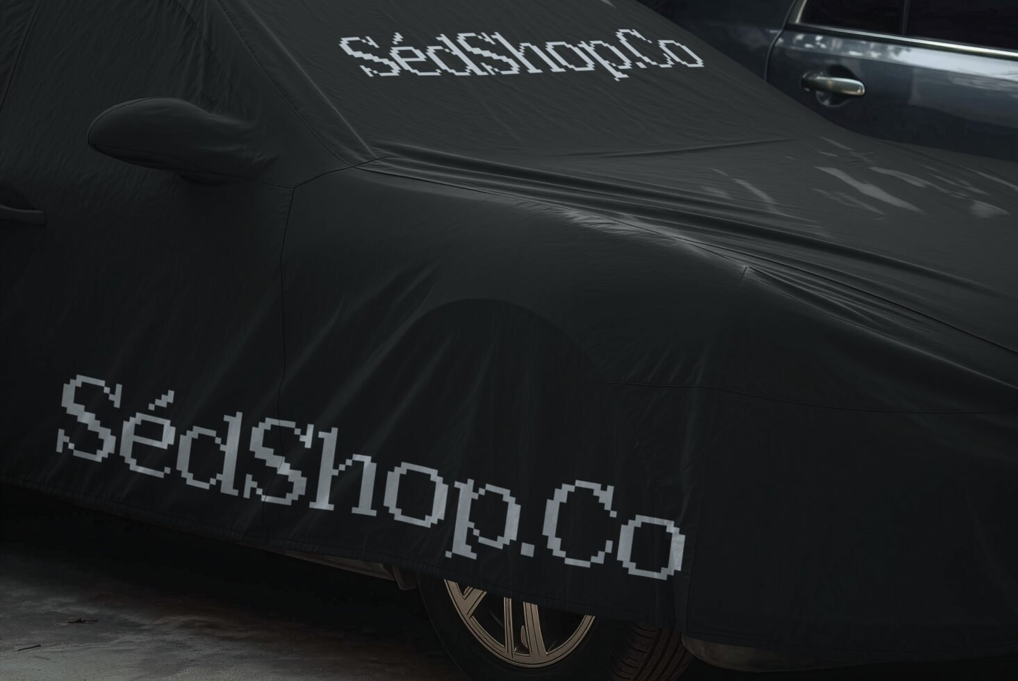 Car Cover Tarpaulin D23 Mockup preview 4