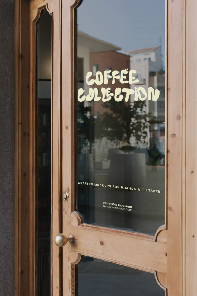 Glass Door Mockup 01CC