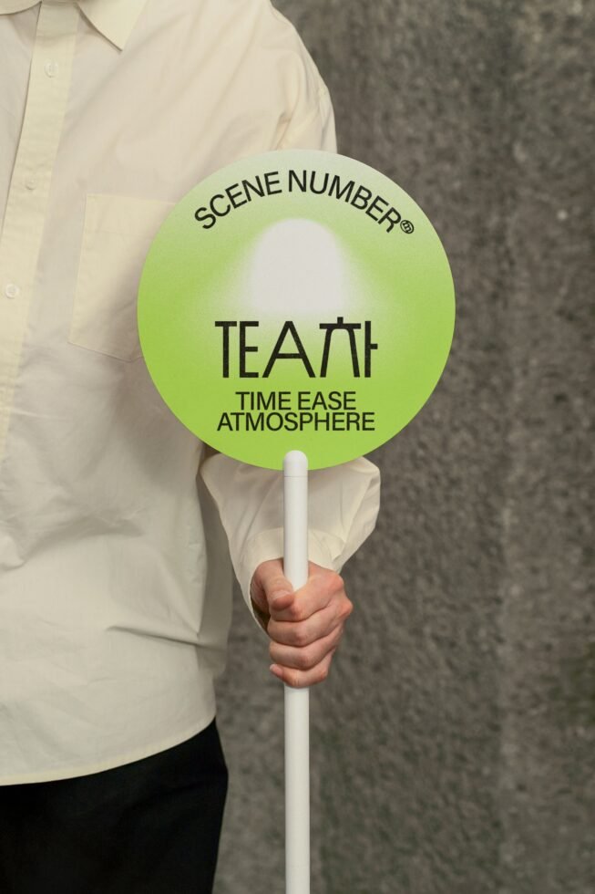 S#5 TEA Standing Sign Mockup preview 5