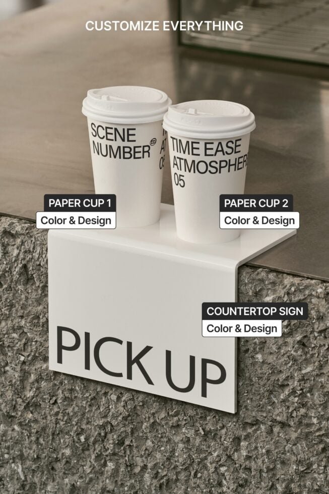 S#5 TEA Paper Cup 04 Mockup