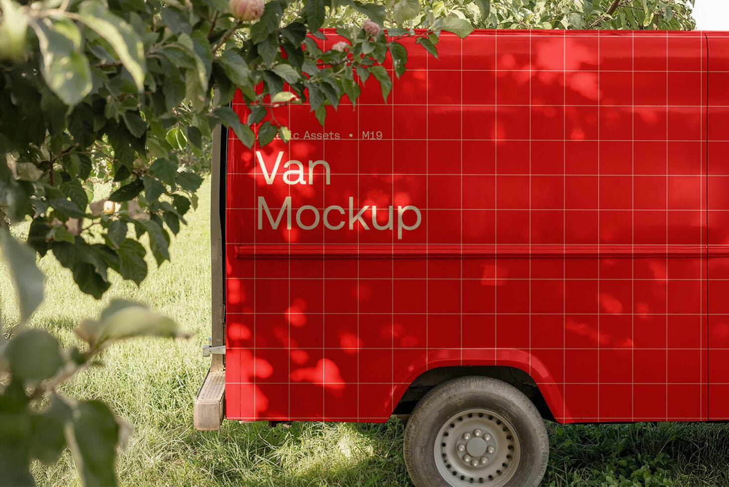 Vintage Van Mockup M19