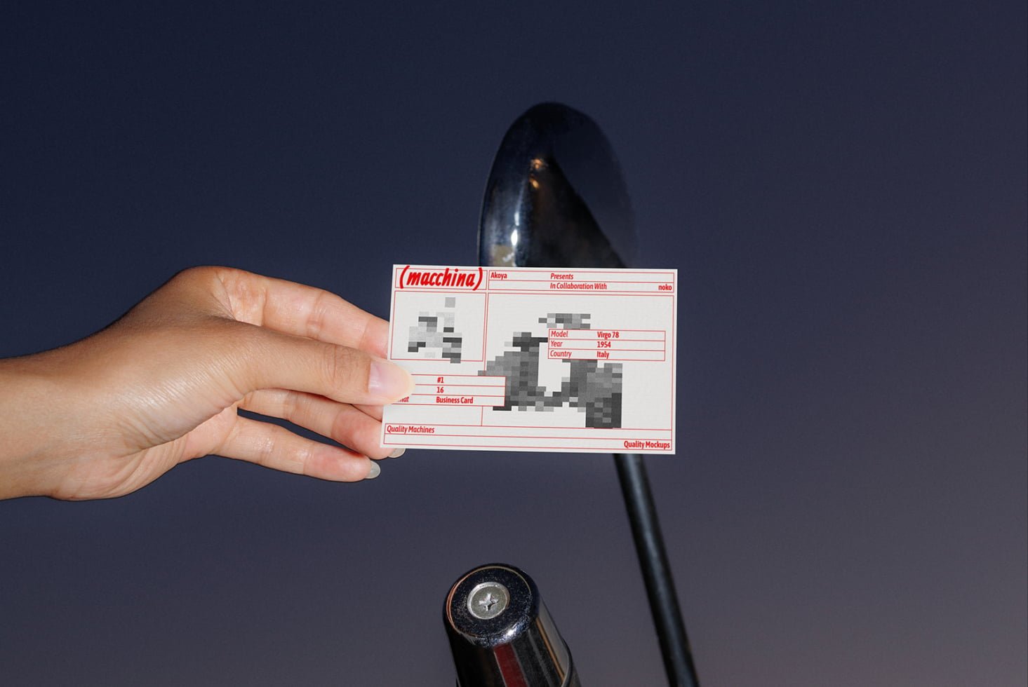 Business Card Mockup 020