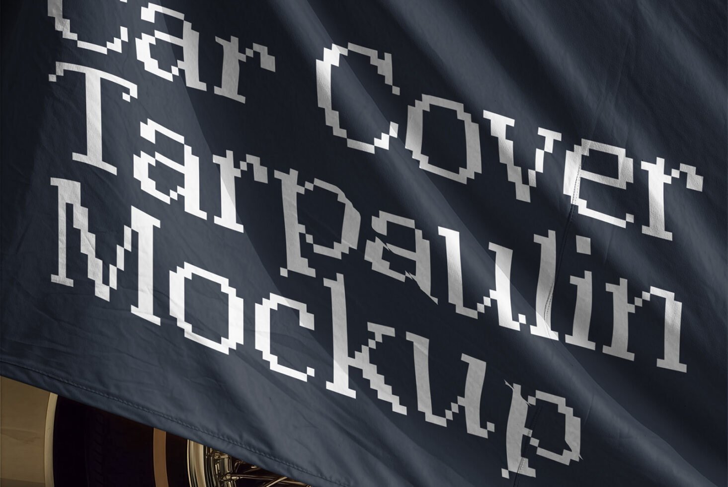 Car Cover Tarpaulin D32 Mockup preview 14