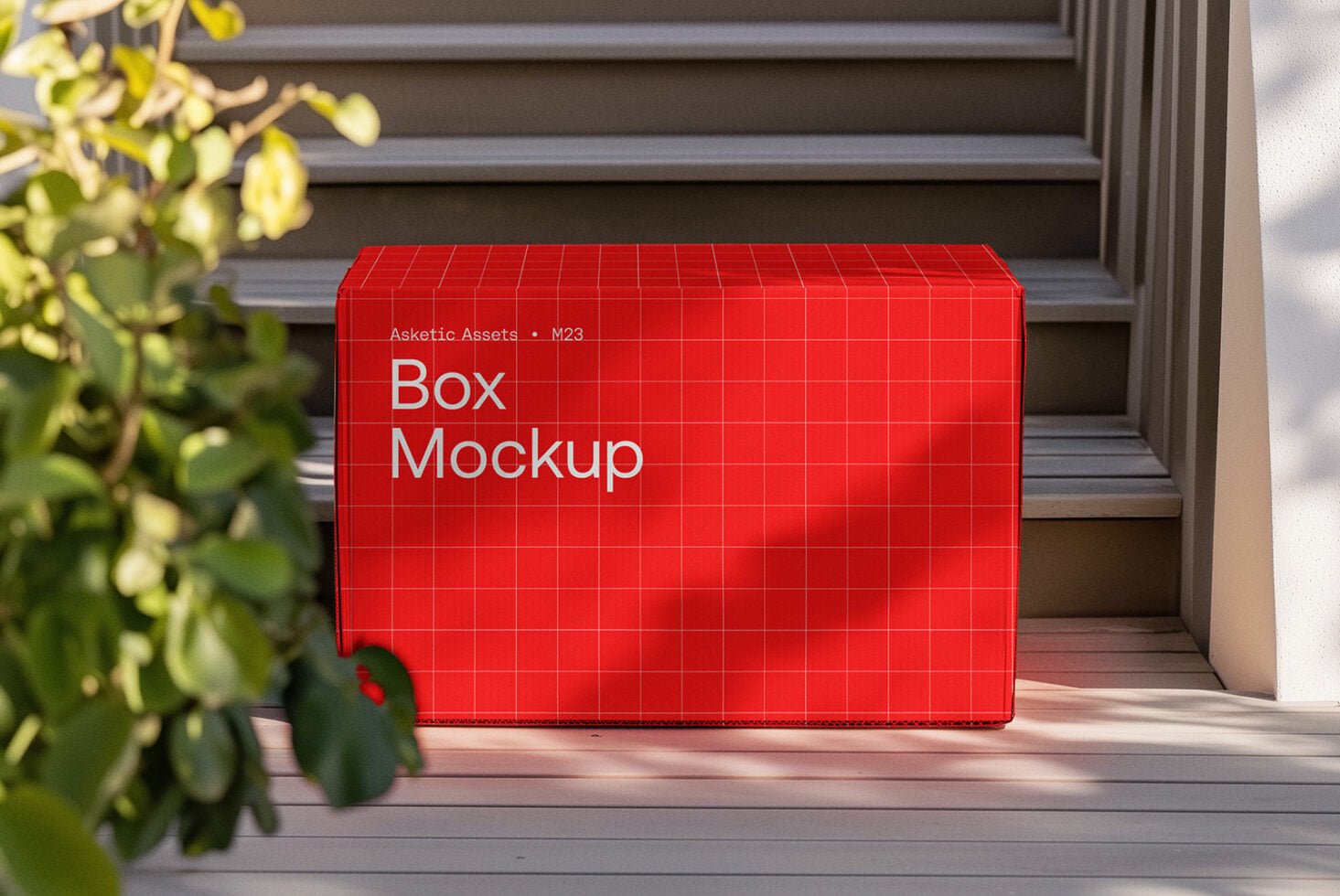Cardboard Box Mockup M23