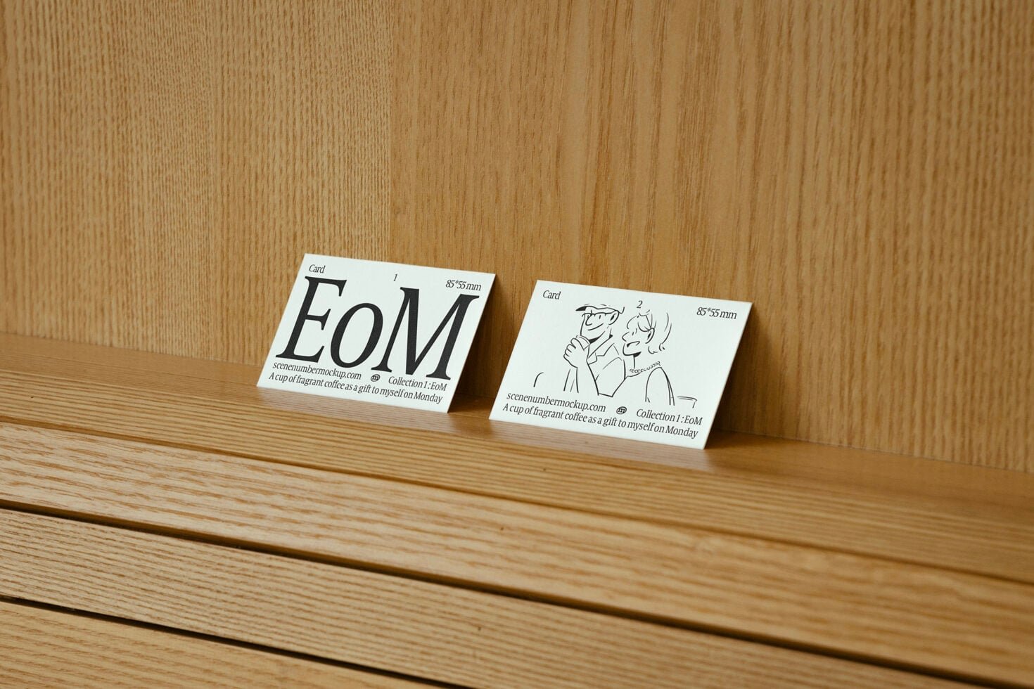 S#1 EoM Business Card 01 Mockup preview 3