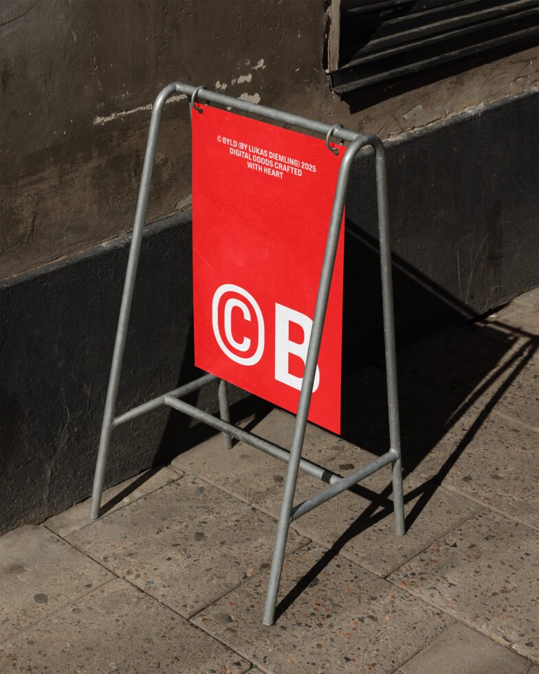 A Frame Sign 10 Mockup preview 3