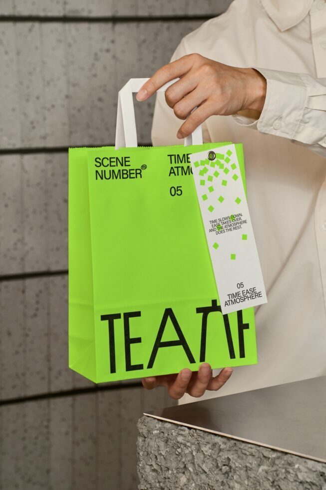 S#5 TEA Paper Bag 01 Mockup preview 6