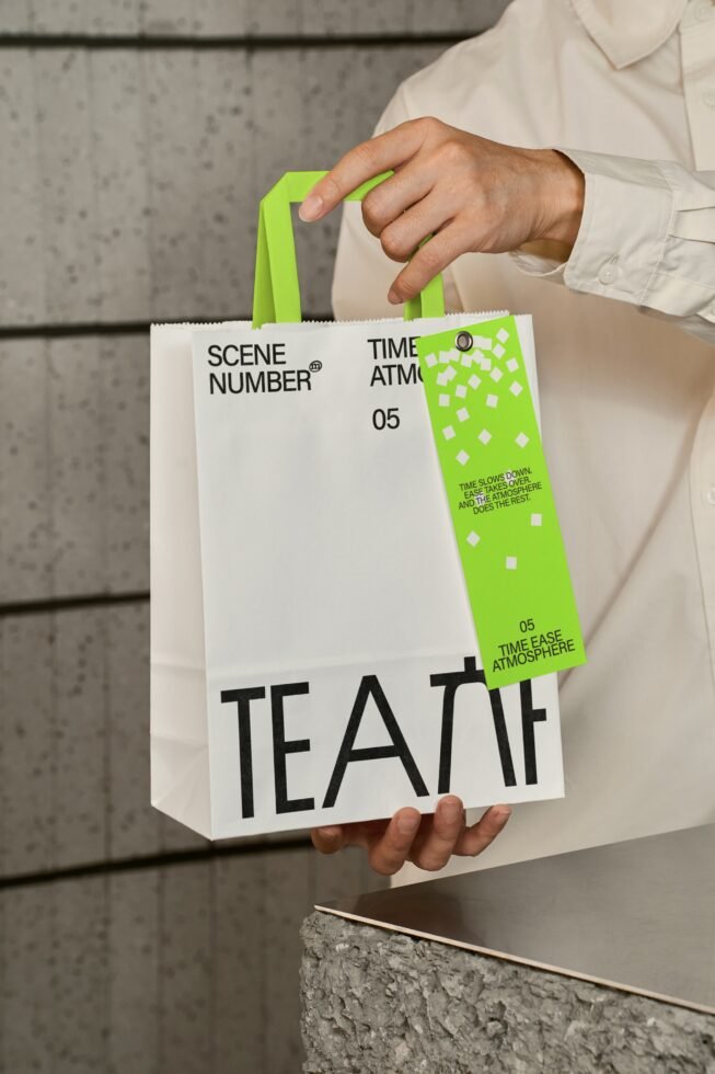 S#5 TEA Paper Bag 01 Mockup preview 5