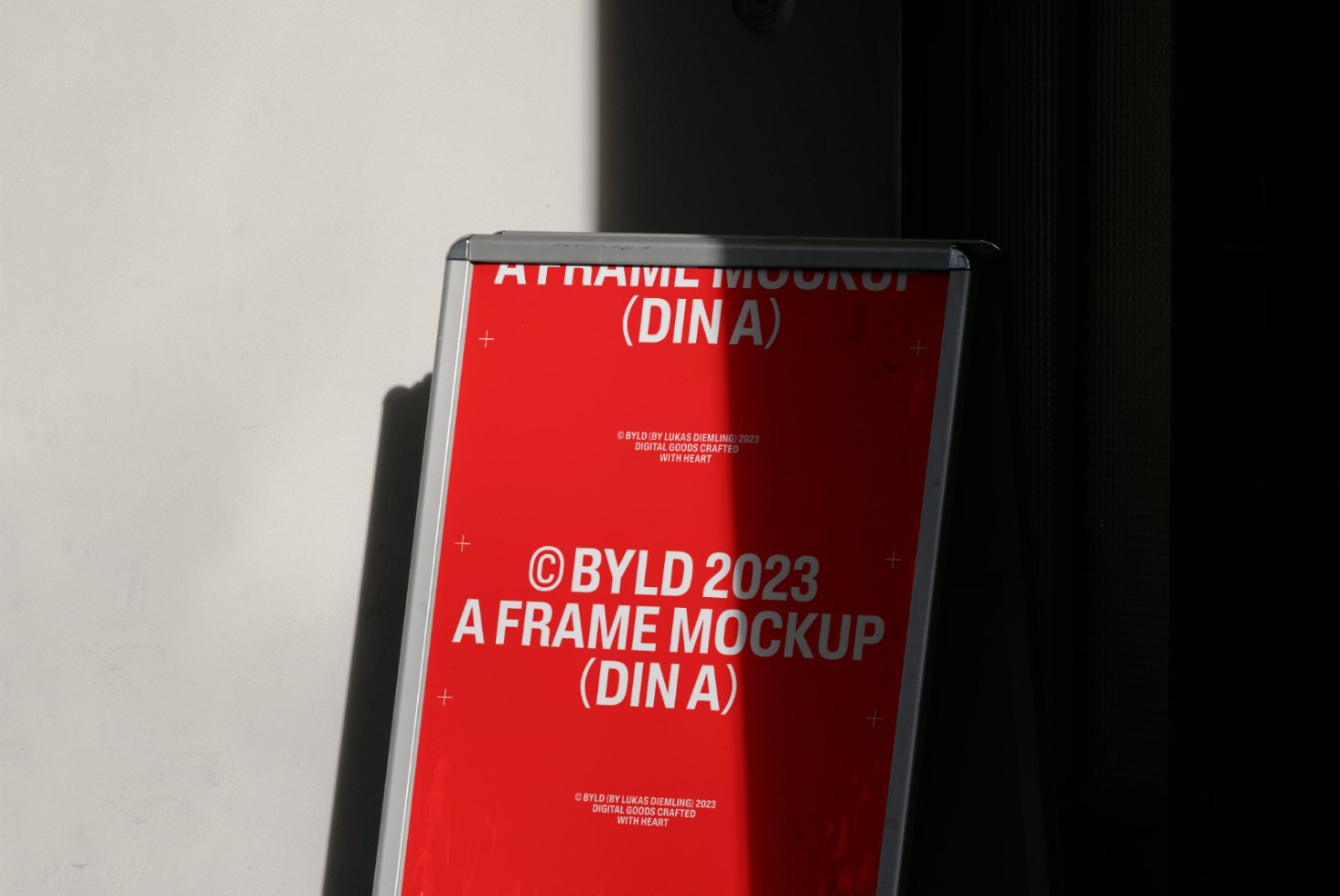 A Frame Sign 03 Mockup preview 2
