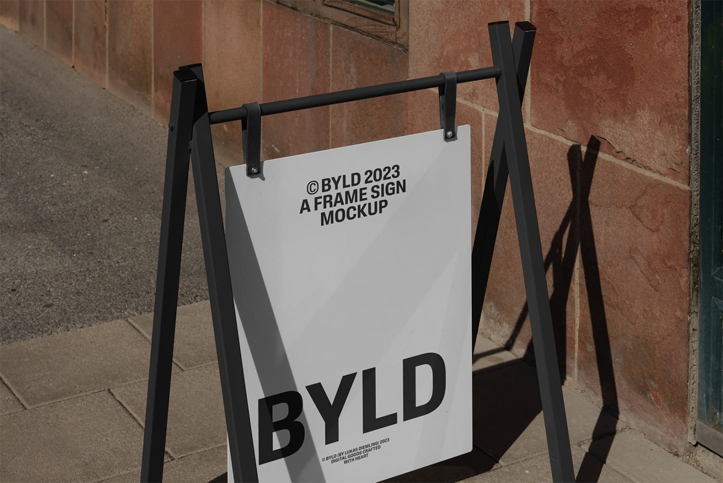 A Frame Sign 01 Mockup preview 2