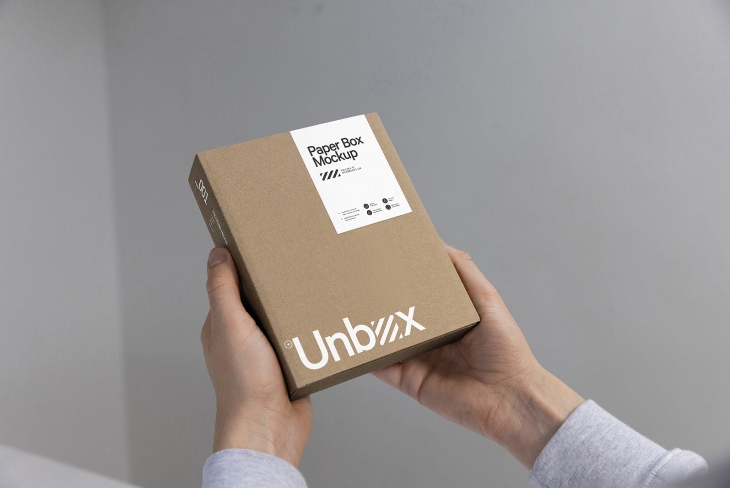 Cardboard Box Mockup HM 002