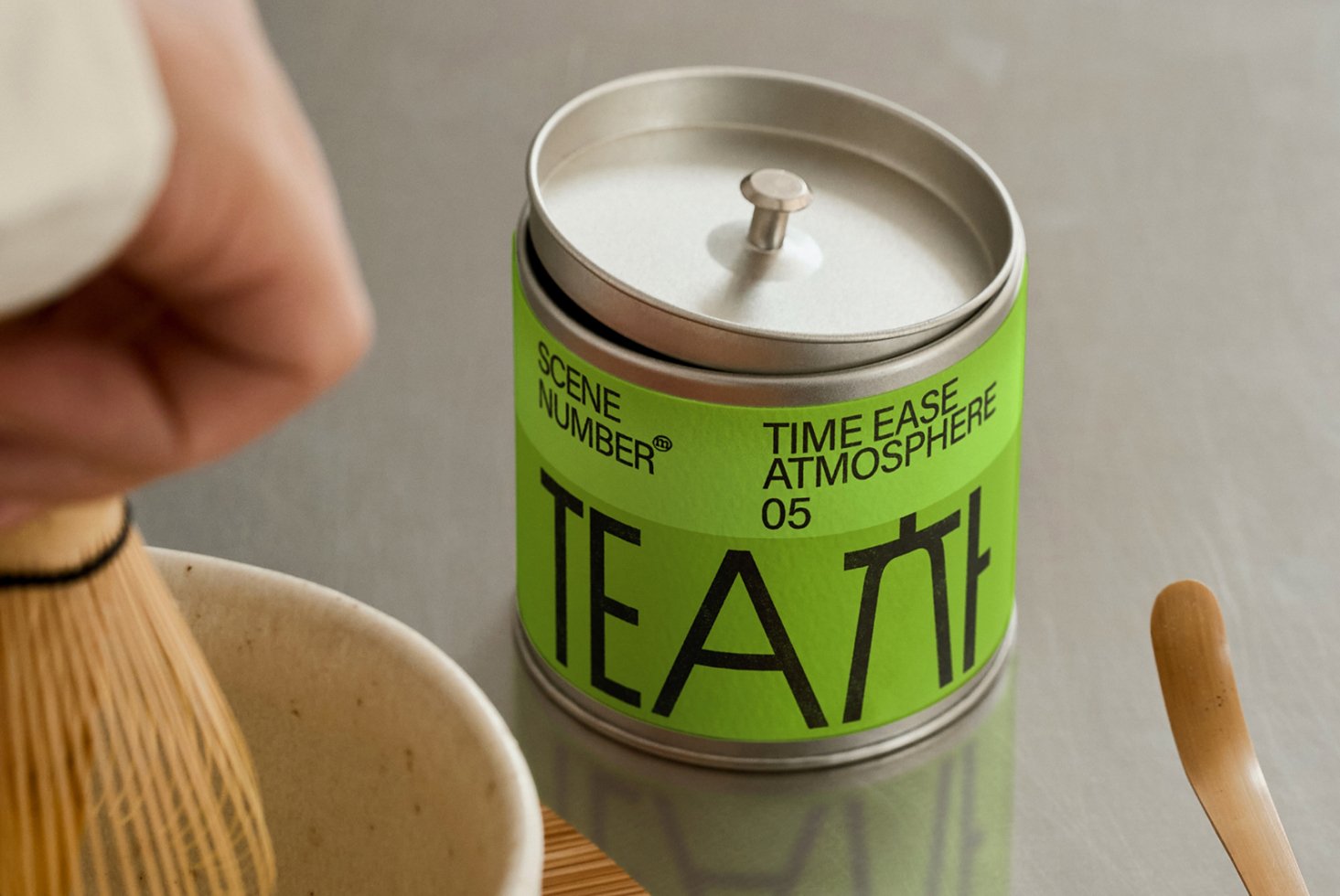 S#5 TEA Tin Canister 10 Mockup preview 2