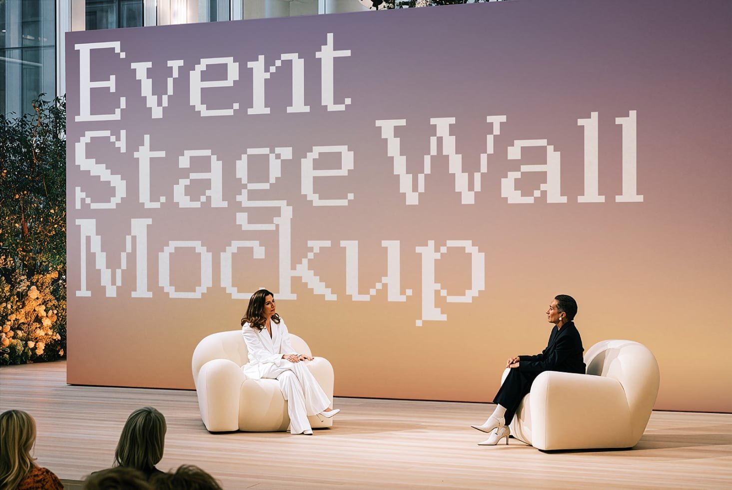 Event Stage Wall D25 Mockup