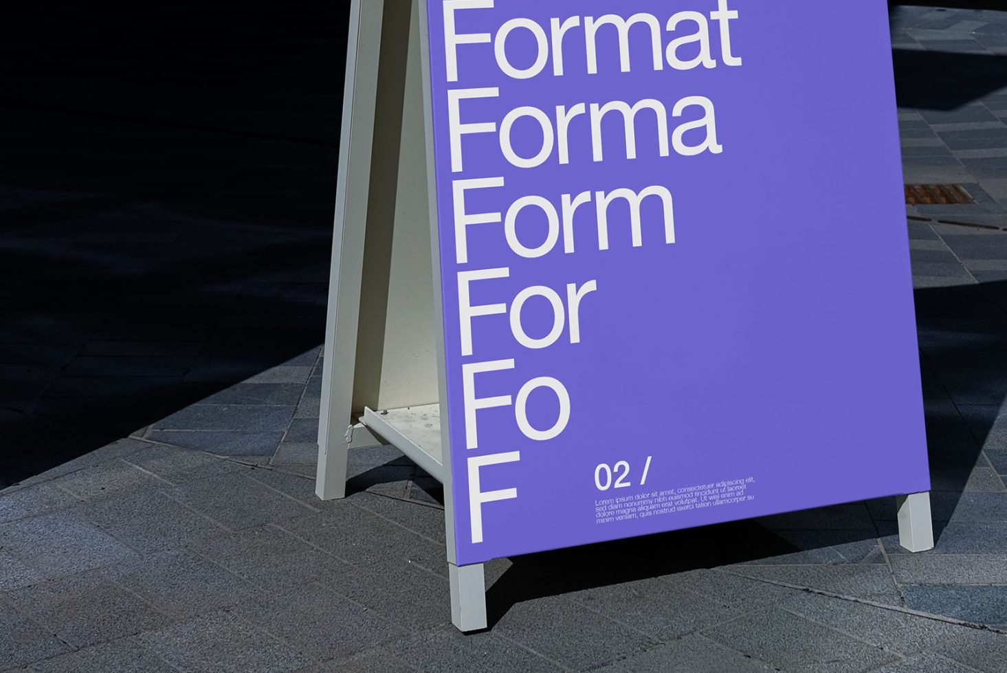 Format B2 A-Board Mockup 05 preview 2