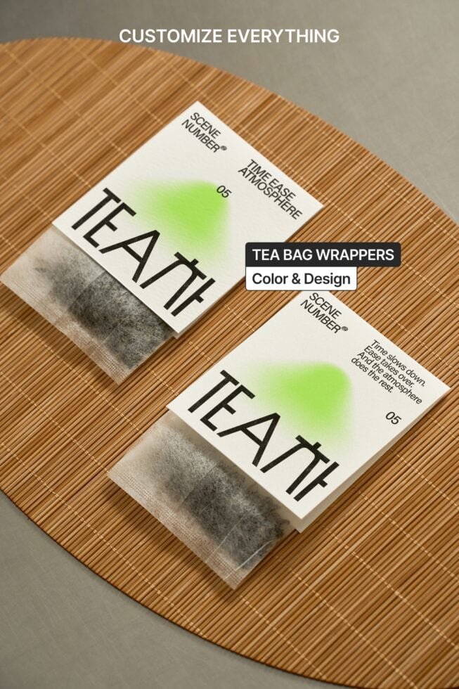 S#5 TEA Tea Bag 01 Mockup